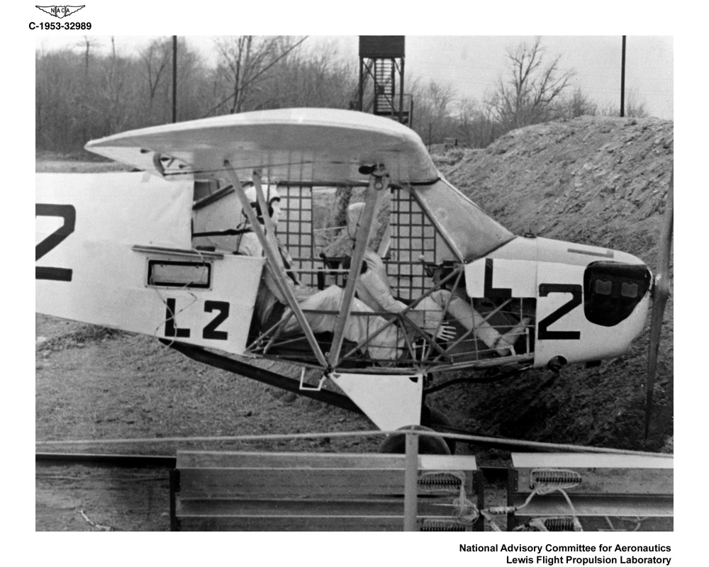 FULL SCALE CRASH TO SHOW SURVIVABILITY OF LIGHT AIRCRAFT IN AIRPLANE CRASHES - L2-6
