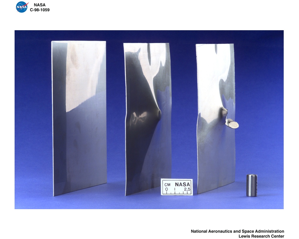 BALLISTIC IMPACT TEST PANELS INCONEL 718 040 INCH THICK - 7X7 INCH SQUARE GA48 - GA49