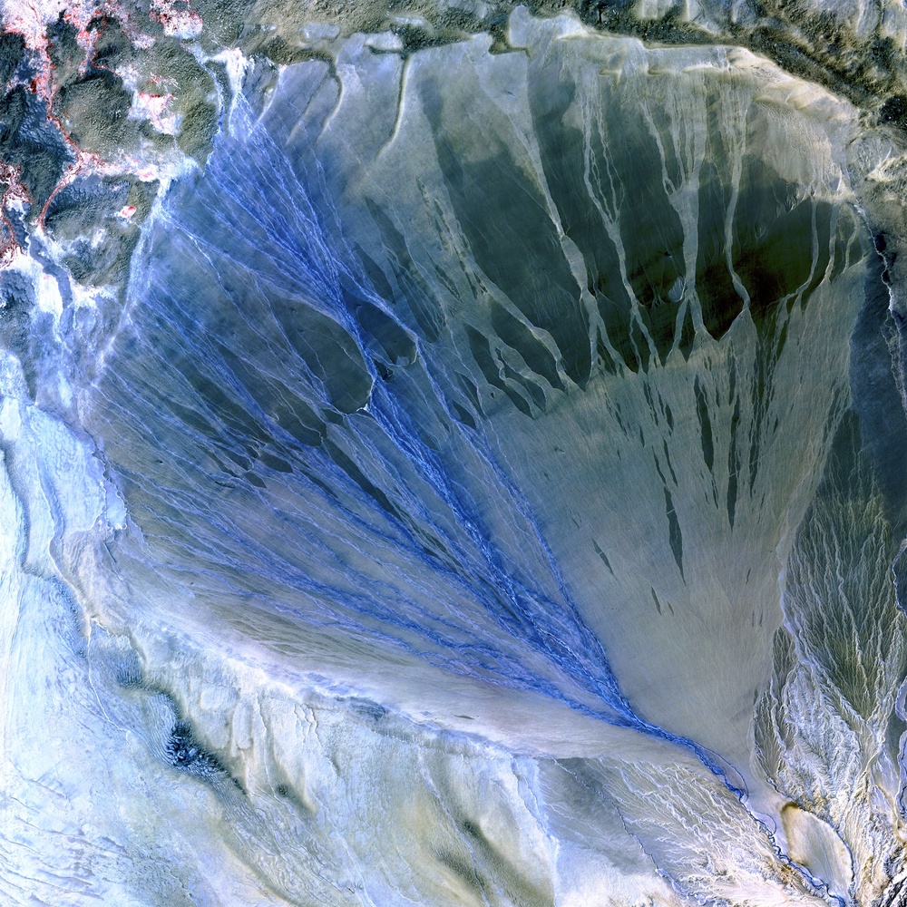 Alluvial Fan in Western China: Image of the Day