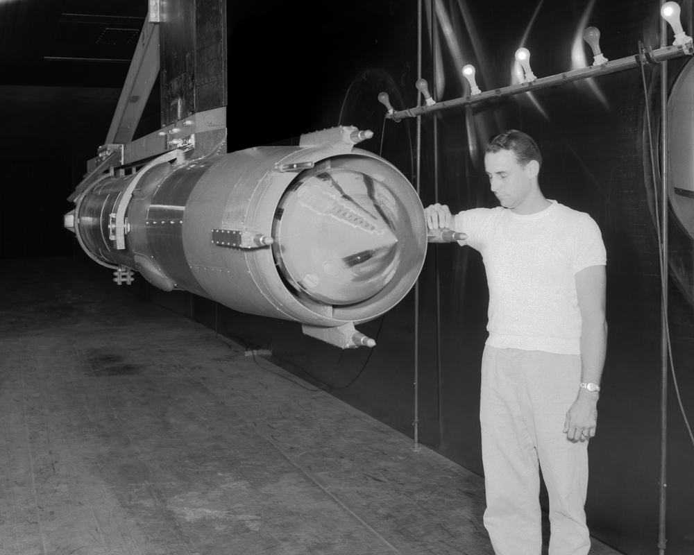 TALOS MISSILE IN THE 10X10 FOOT WIND TUNNEL