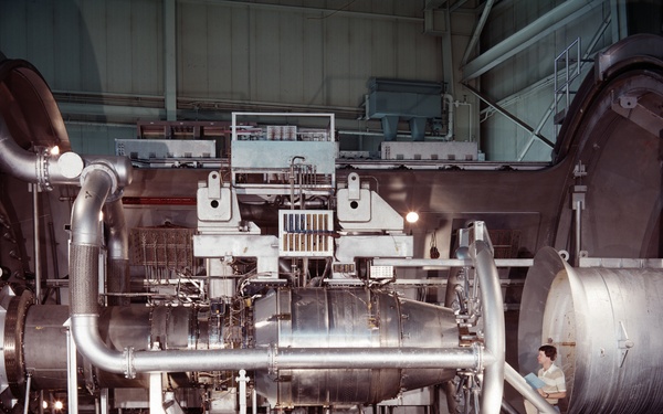 TF-34 ENGINE BACK PRESSURE JET INSTALLATION