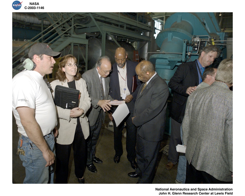 James Jennings Visit to the NASA Glenn Research Center