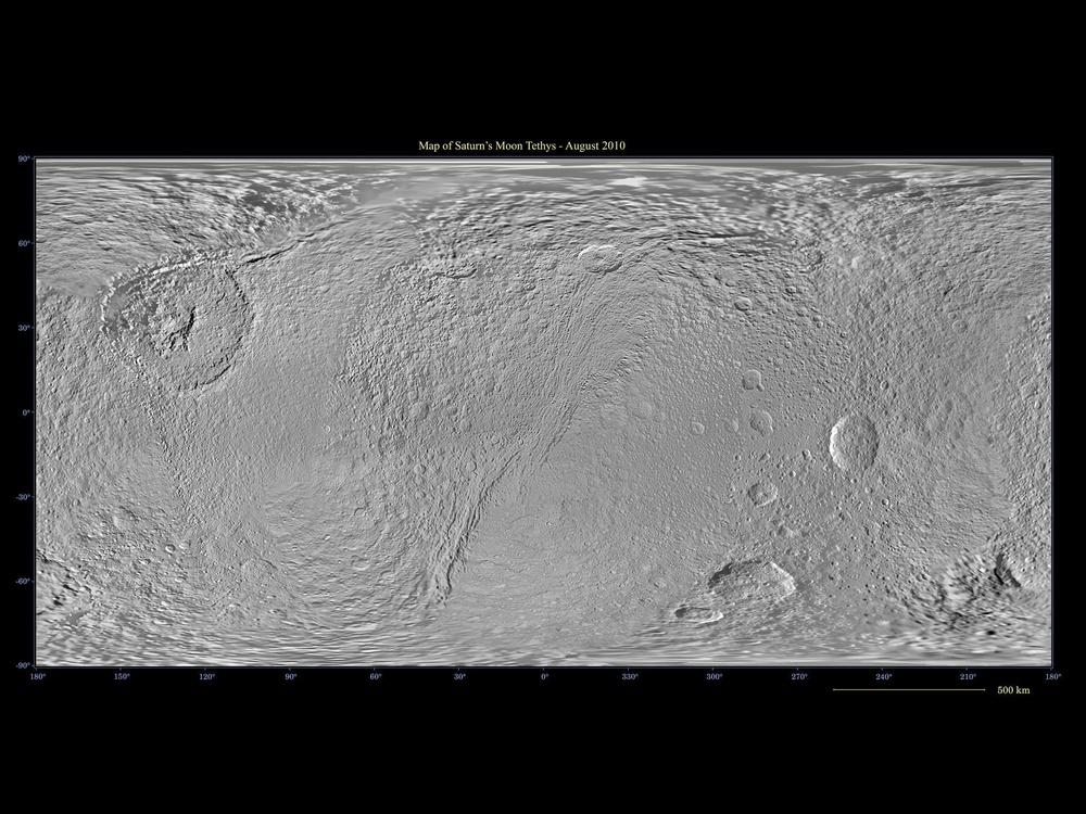 Map of Tethys - August 2010