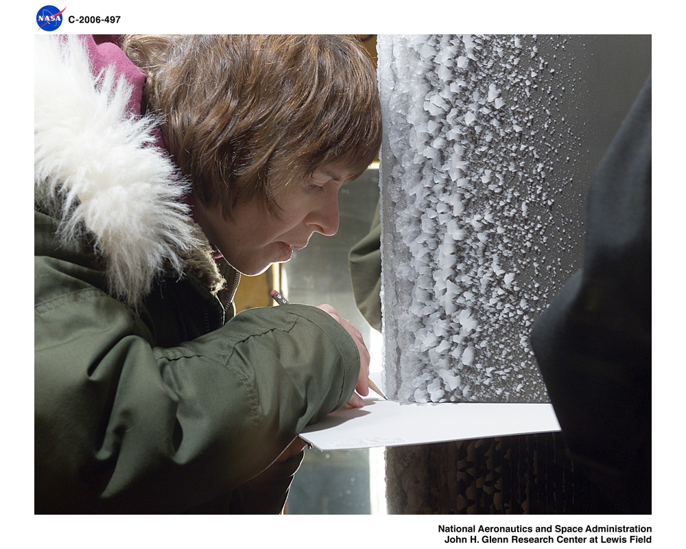 Super Large Droplet (SLD) icing test on a 36 foot cord Natural Laminar Flow wing shape