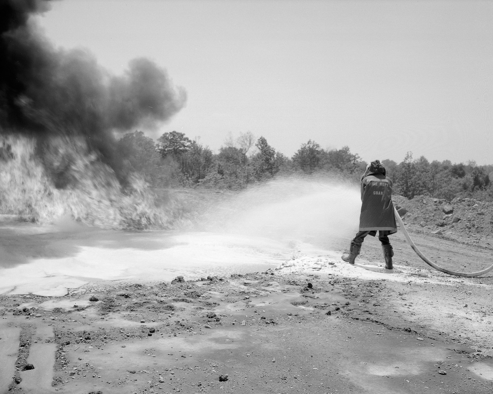 DEMONSTRATION OF NEW CHEMICAL FIRE ENGINE