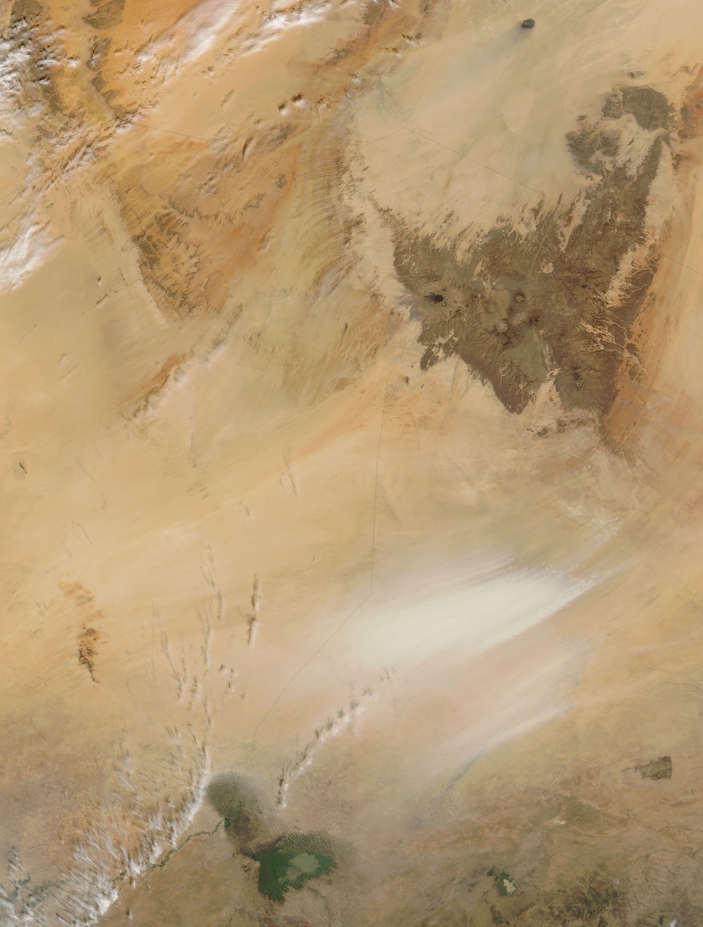 Dust Storm in the Bodele Depression, Chad: Natural Hazards