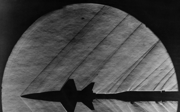 X-15 Model in Supersonic Tunnel