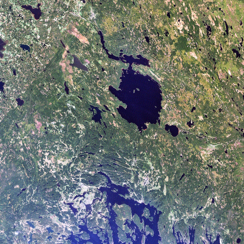 Lake Janisjarvi Impact Crater: Image of the Day