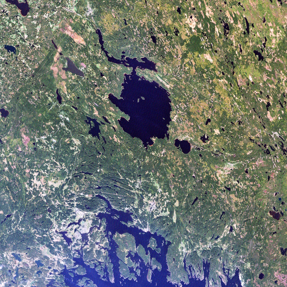 Lake Janisjarvi Impact Crater: Image of the Day