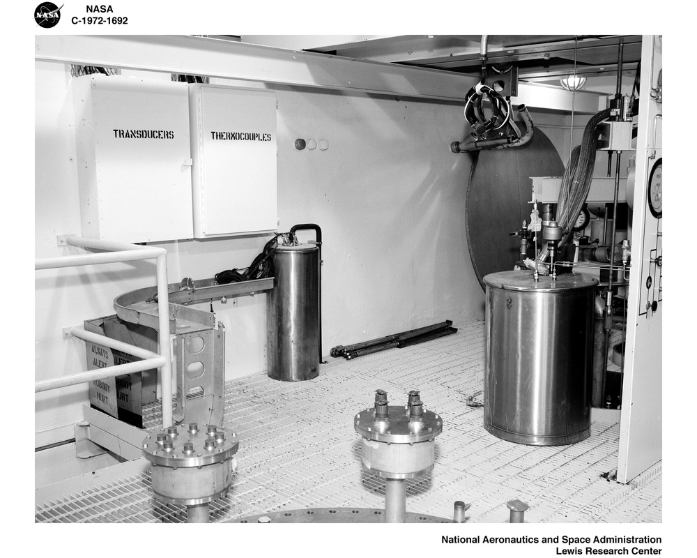 CALORIMETER BUILD UP AT THE ROCKET ENGINE TEST FACILITY RETF