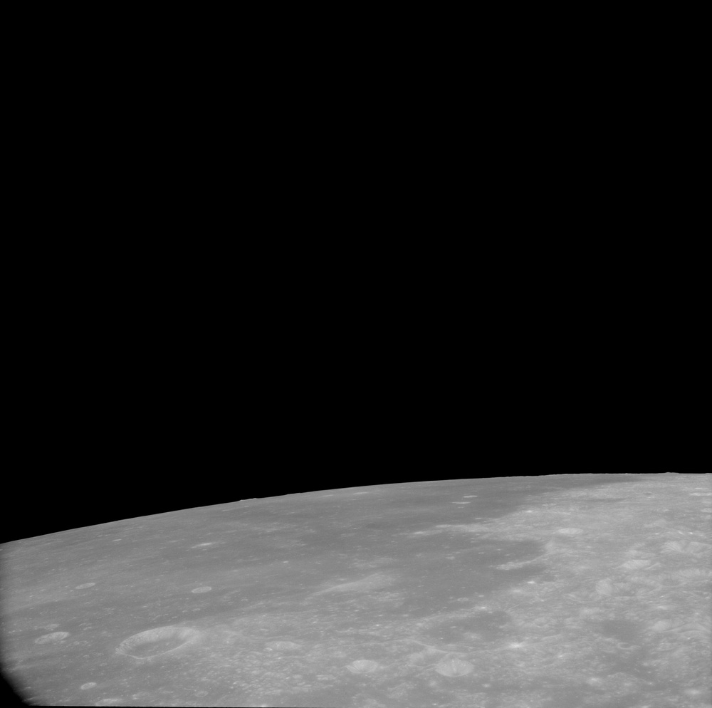 Apollo 11 Mission image - View of Moon,Mare Fecunditatis and TO 67