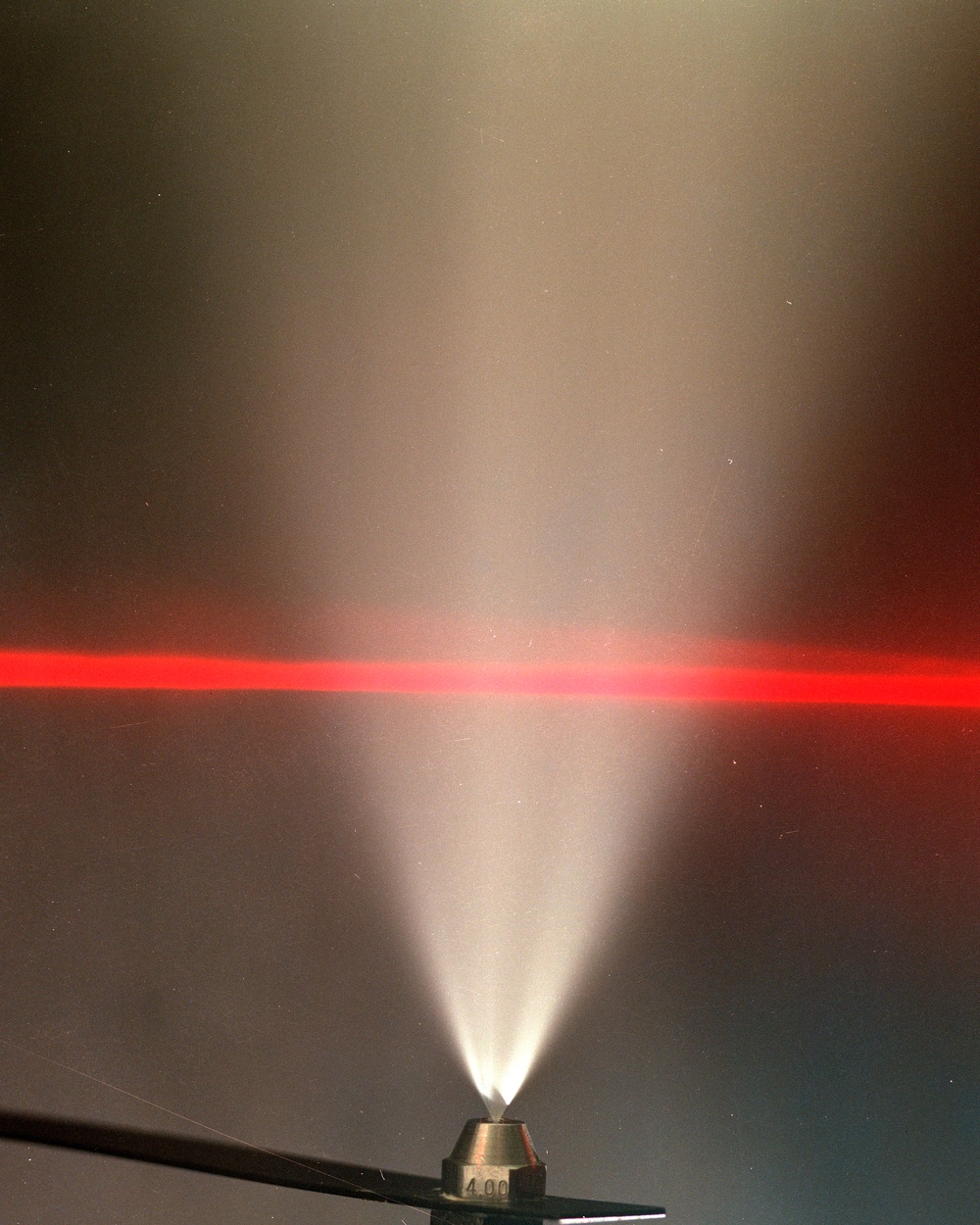 LASER AND FUEL SPRAY IN CELL 24 OLD ROCKET LAB ORL