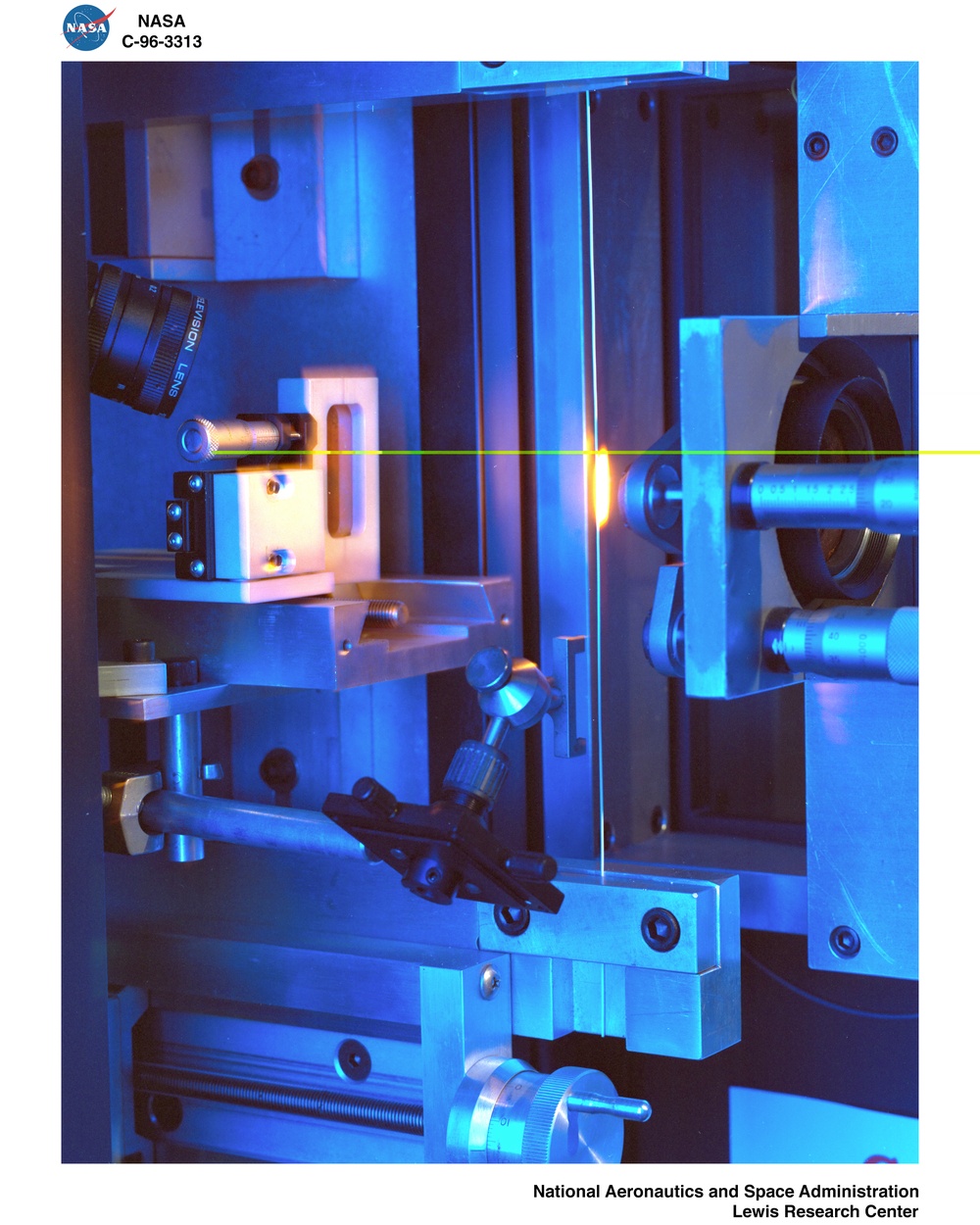 LAZER FURNACE IN BASEMENT OF THE BASIC MATERIALS LABORATORY BML