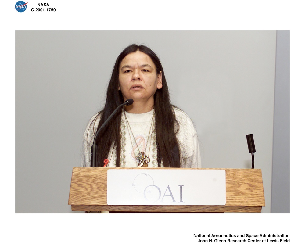 NATIVE AMERICAN OBSERVANCE / KAREN LEMIEUX ADDRESSES THE NATIVE AMERICAN OBSERVANCE