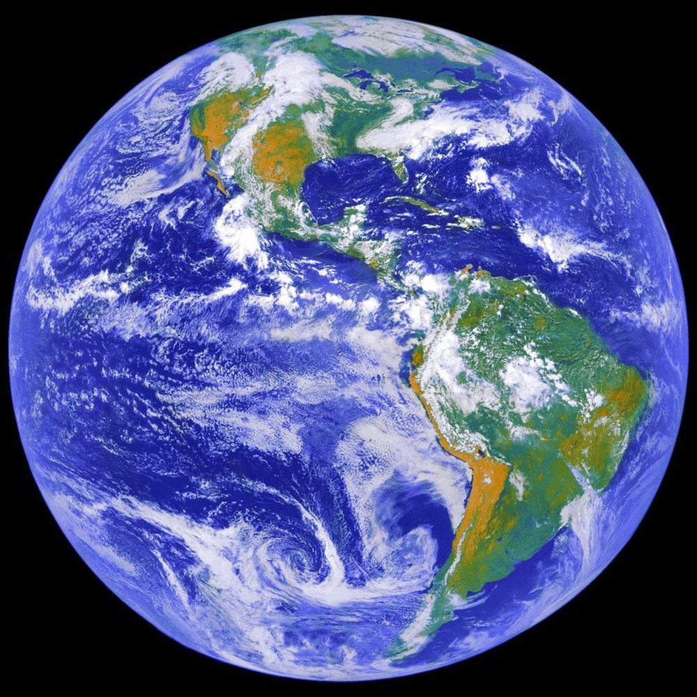 GOES-8 Satellite Image Captures Earth