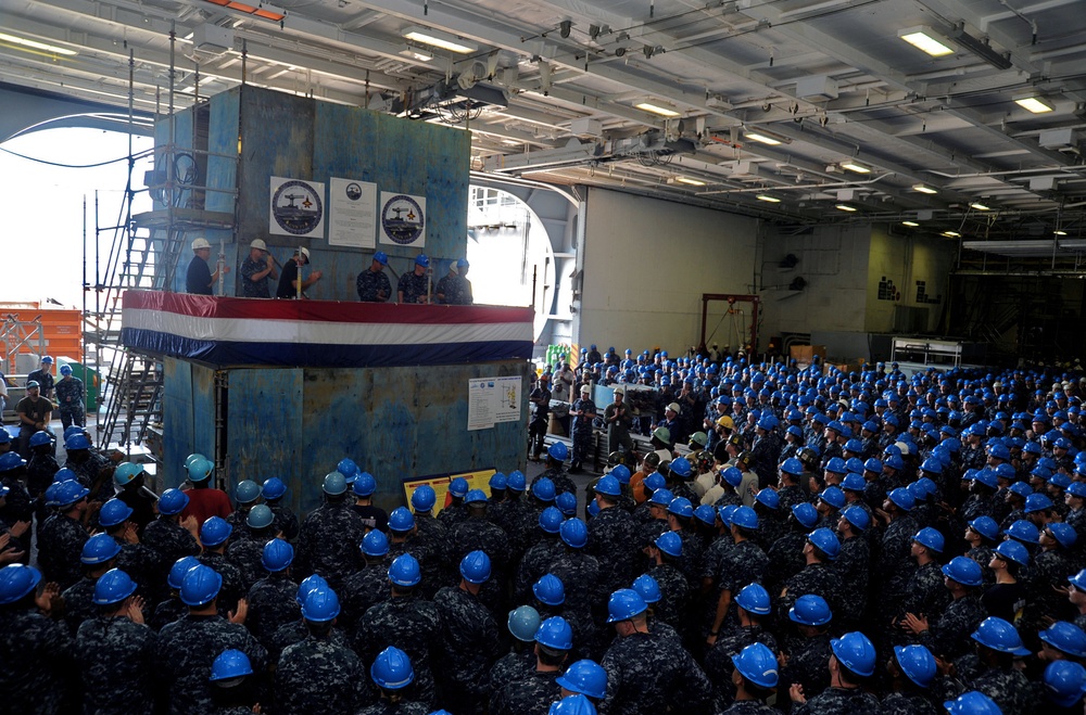 George HW Bush undergoes planned incremental availability