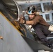 USS George Washington crew maintains aircraft