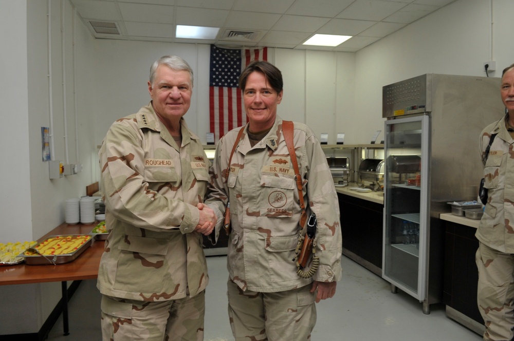 CNO visits service members in Afghanistan