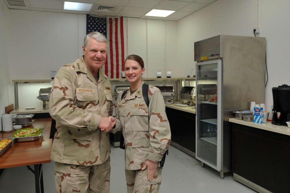 CNO visits service members in Afghanistan