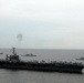Washington, Vandegrift steam alongside Royal Malaysian Navy