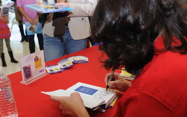 'First Lady of the Marine Corps' Recommended Reading List' book signing