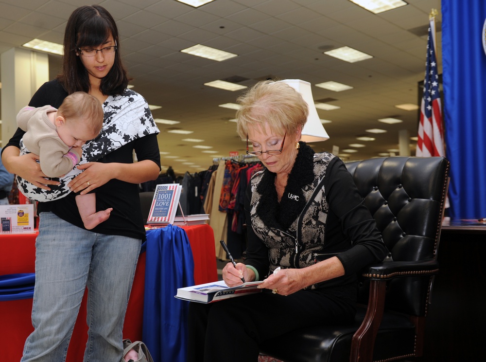 'First Lady of the Marine Corps Recommended Reading List' book signing