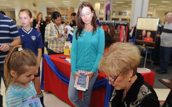 'First Lady of the Marine Corps Recommended Reading List' book signing