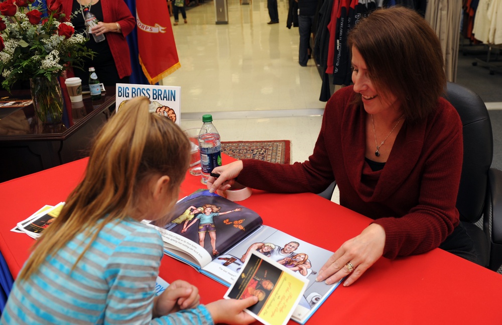 'First Lady of the Marine Corps' Recommended Reading List' book signing
