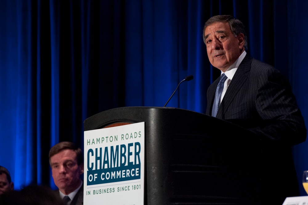 Defense secretary visits Hampton Roads Chamber of Commerce