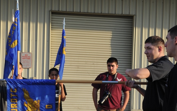 USAF Honor Guard visits Bakersfield High School