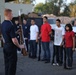 USAF Honor Guard visits Bakersfield High School, Calif.