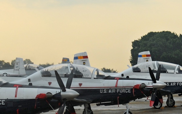 T-6s depart Randolph