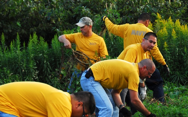 Navy Misawa and VP-8 team up to help Japanese community
