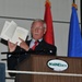 Retired Col. Edward L. Hubbard, US Air Force, guest speaker at 101st Air Refueling Wing