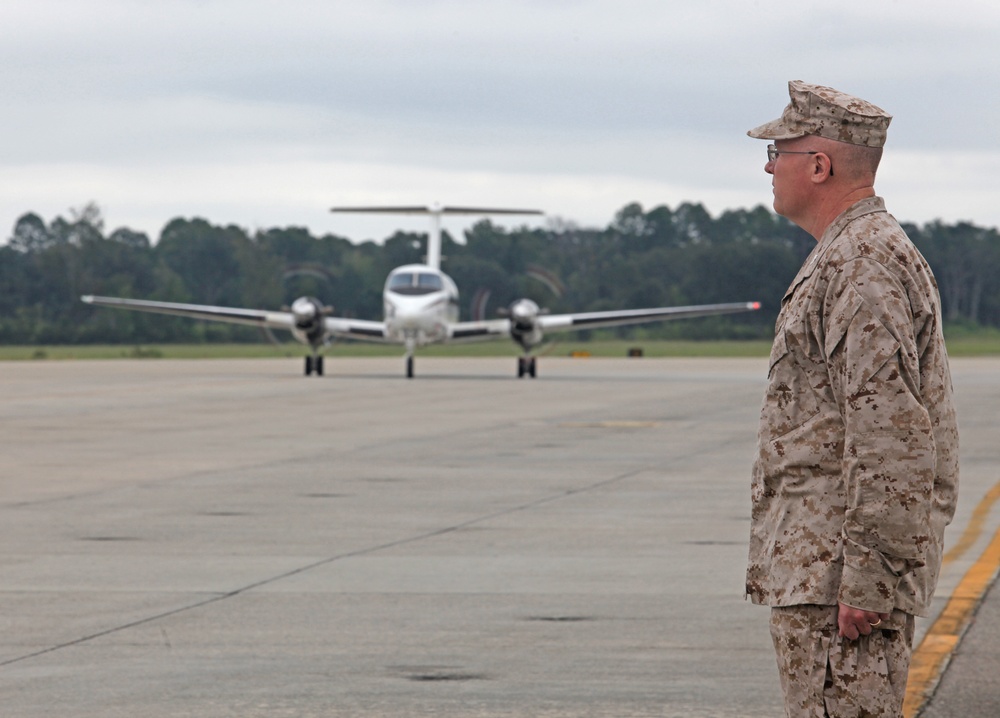 Brig. Gen Gorry visits MCAS Beaufort
