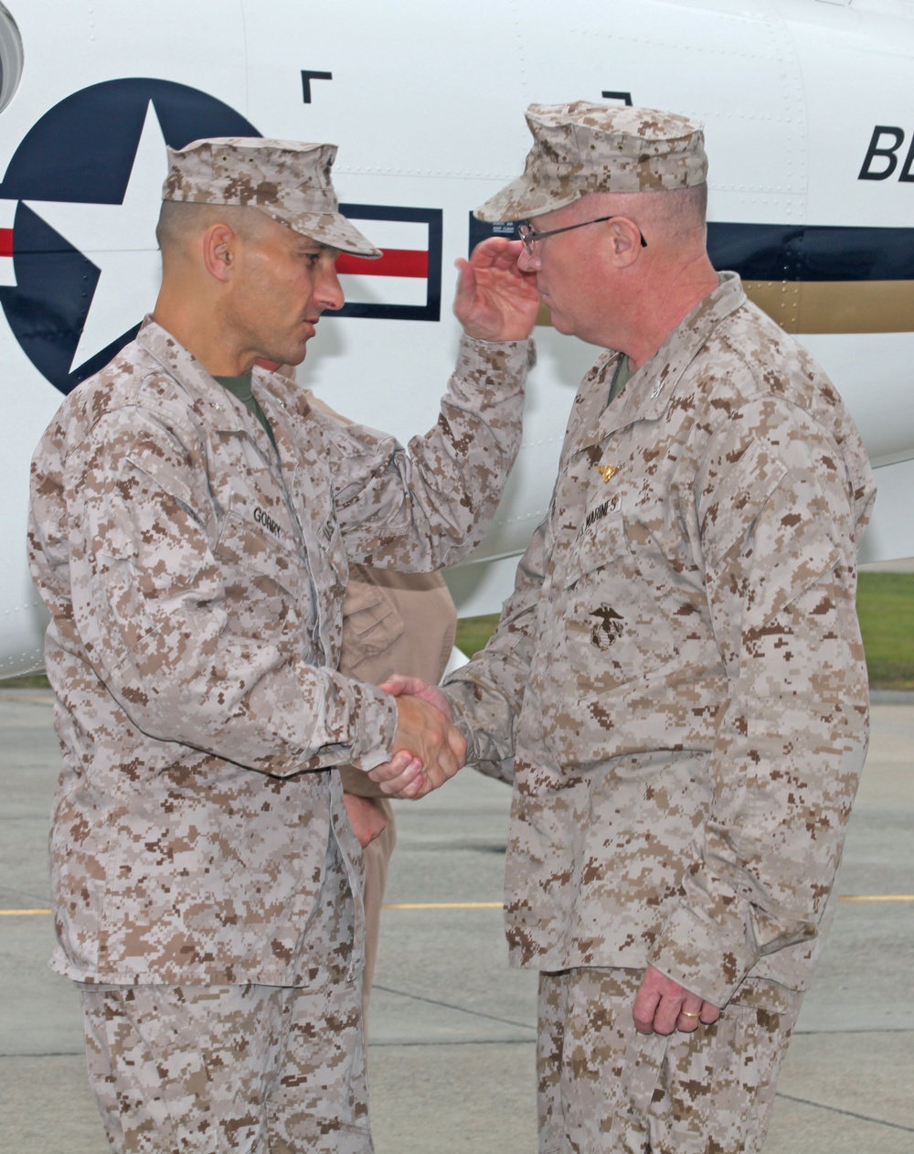 Brig. Gen Gorry visits MCAS Beaufort