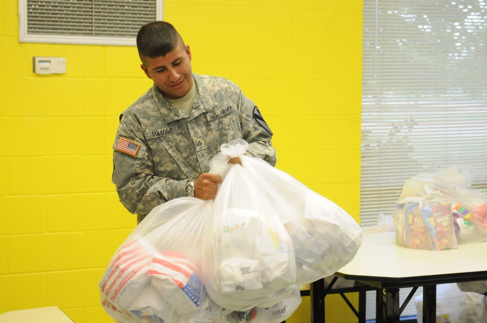 Adopted school gives back to deploying 'Long Knife' unit