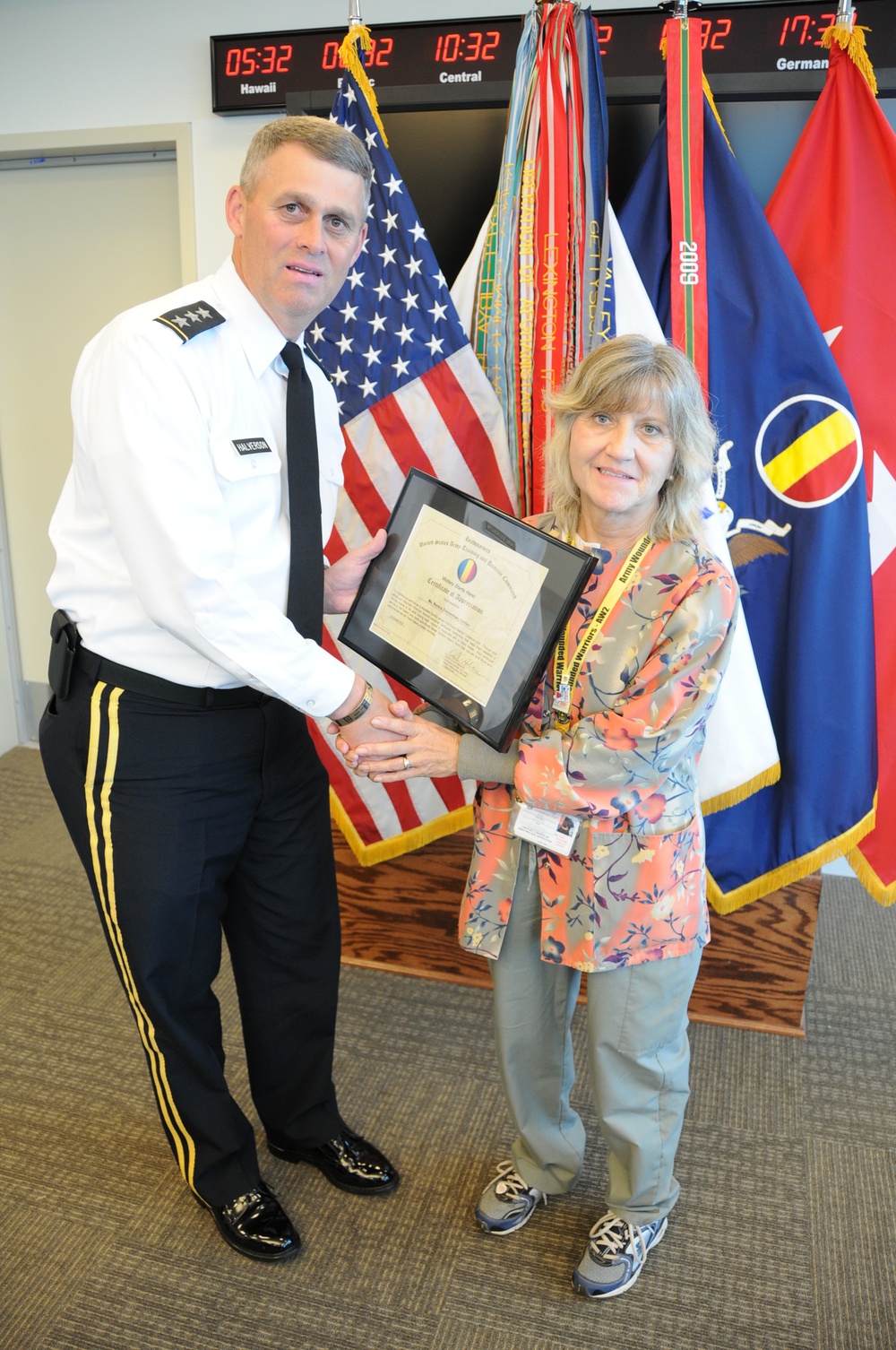 TRADOC recognizes mentors for wounded warriors