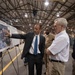 Secretary of the Navy visits MRAP vehicle integration facility