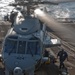 SH-60B Sea Hawk prepares to launch from USS Winston S. Churchill