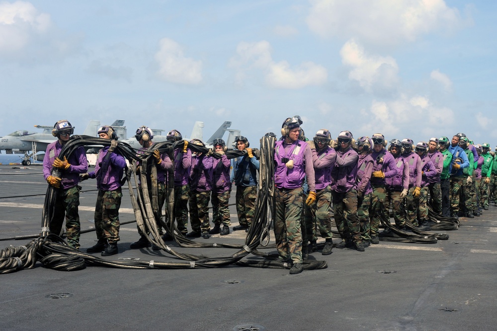 USS George Washington training exercise
