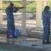 USS Essex shooting qualification course