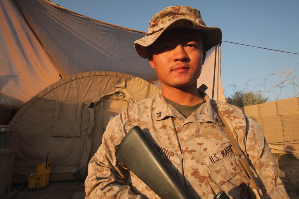 Tibet native earns citizenship as Marine, serves in Afghanistan