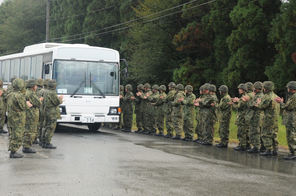 Japan Ground Self Defense Force welcomes Golden Dragons