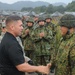 Japan Ground Self Defense Force welcomes Golden Dragons