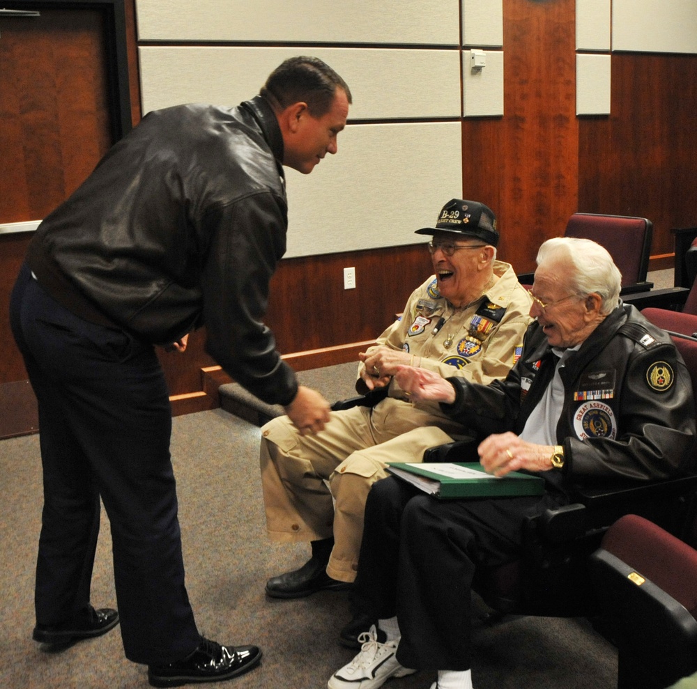 WWII veterans visit McConnell