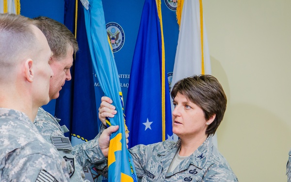 Changing commanders in DCMA Iraq