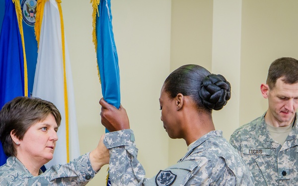 Changing commanders in DCMA Iraq