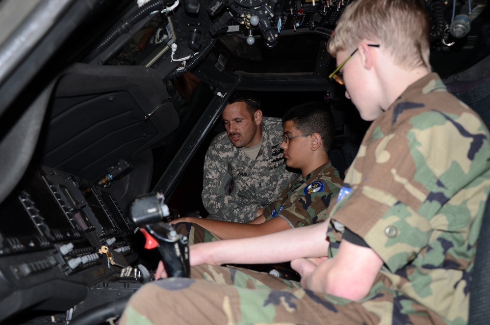 Civil Air Patrol cadets visit TF Wings