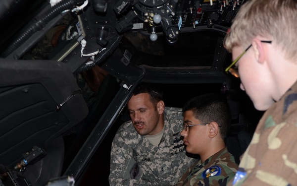 Civil Air Patrol cadets visit TF Wings